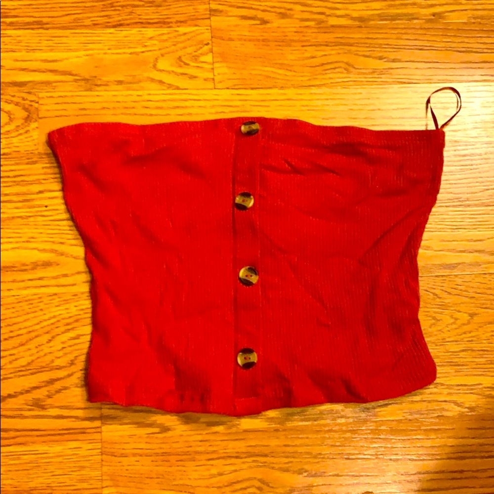 Orange Colored Halter Top 🧡
